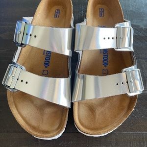 Birkenstock Arizona Silver
